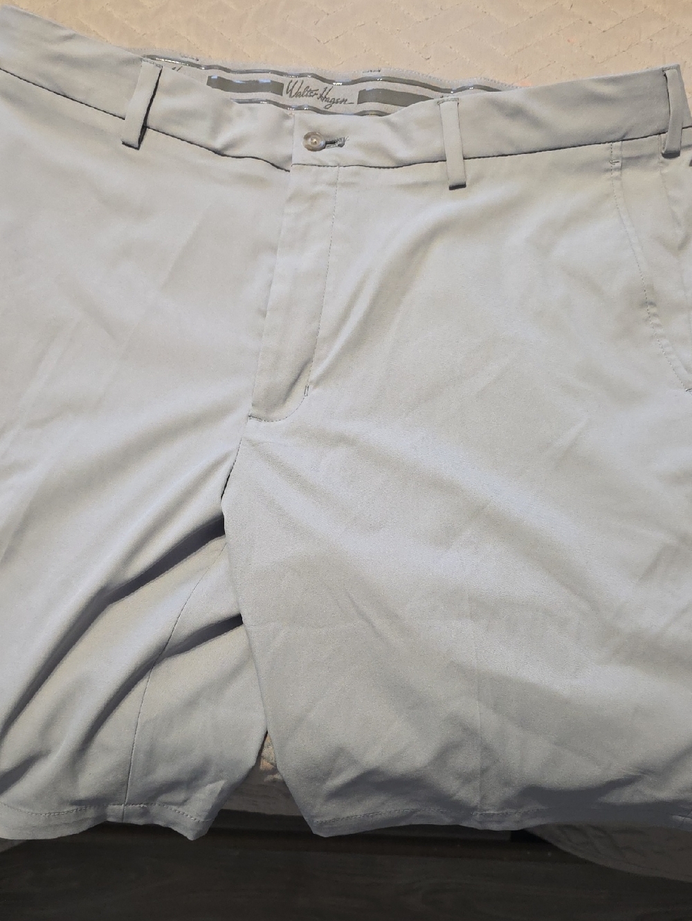 Walter Hagen Light Gray Golf Shorts